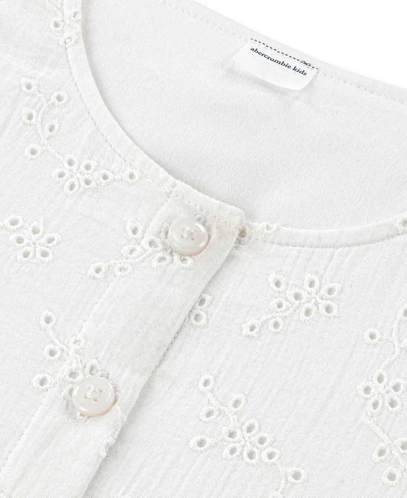 abercrombie kids Toddler Girls' Button Peplum Tank Top