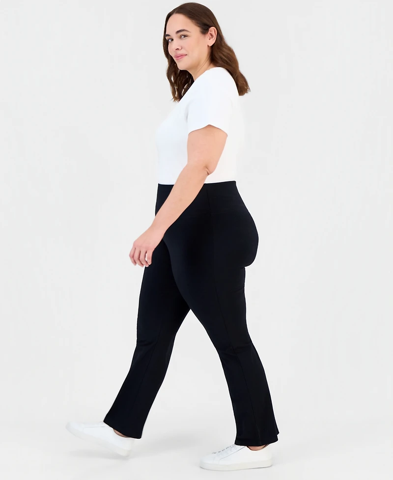 Style & Co Plus High-Rise Bootcut Leggings, Macy's Exclusive