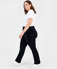 Style & Co Plus High-Rise Bootcut Leggings, Macy's Exclusive