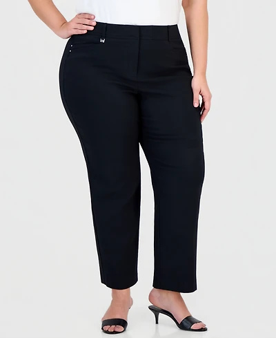 Jm Collection Plus and Petite Curvy Pants, Exclusively at Macy's