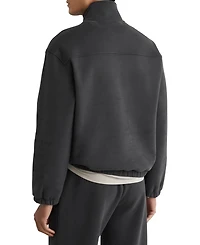 Reiss Men's Cotton-Blend Half-Zip Sweatshirt