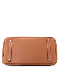 Pre-Owned Hermes Birkin Handbag Clemence with Palladium Hardware