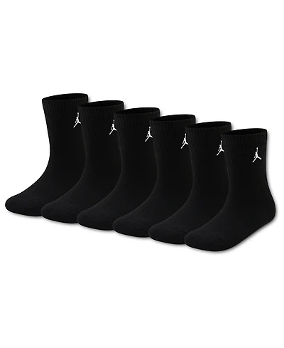 Jordan Boys' 7-11 Ankle Socks, 6-Pack