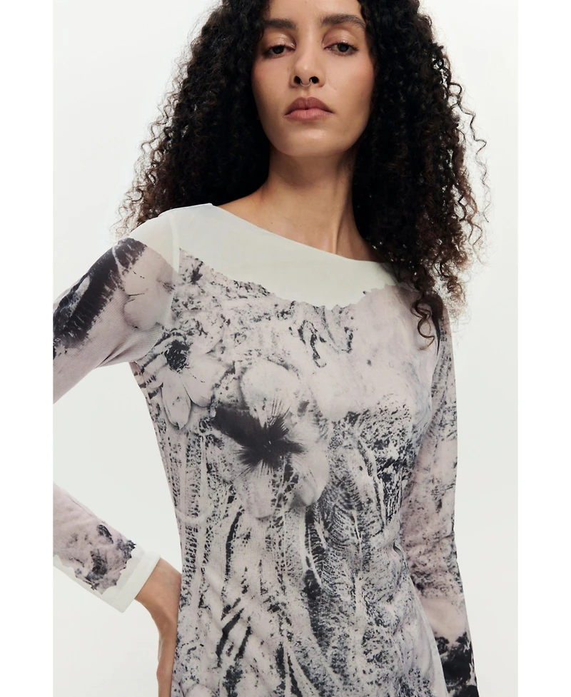 Desigual Women's Printed collage dress