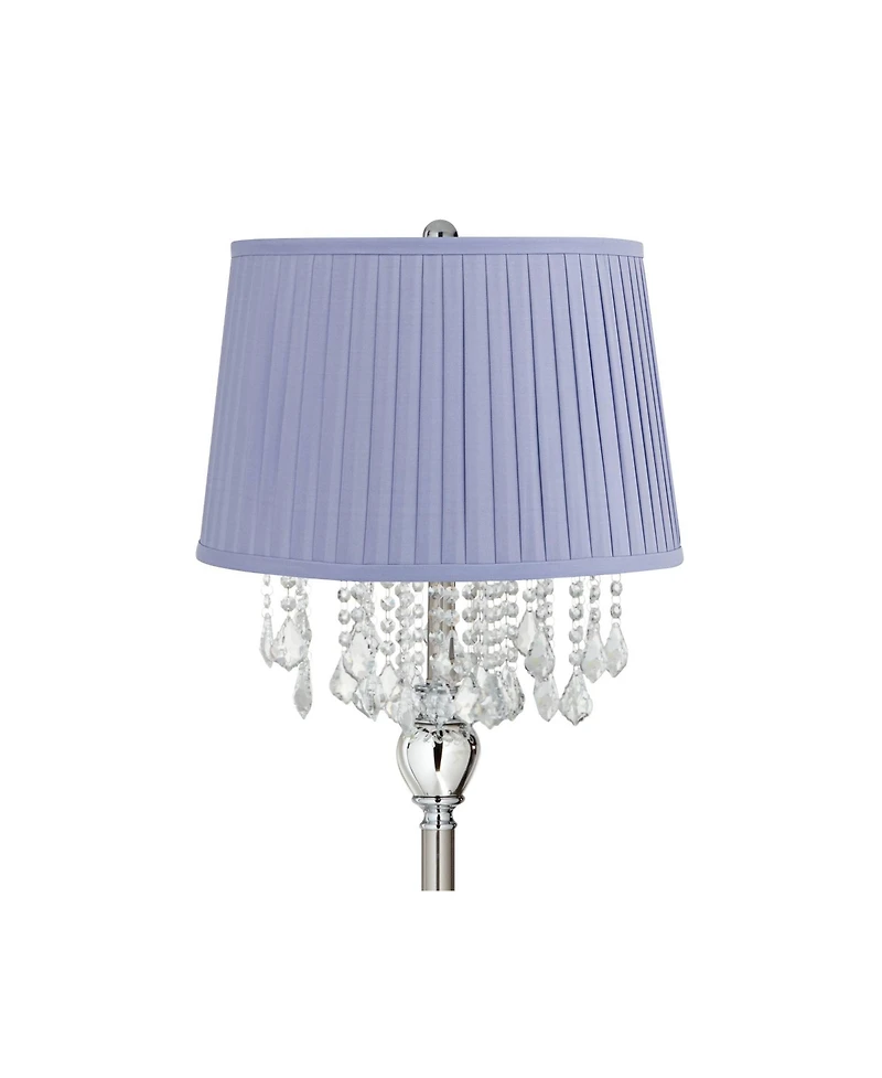 360 Lighting Crystals Traditional 60 1/2" Tall Standing Floor Lamp