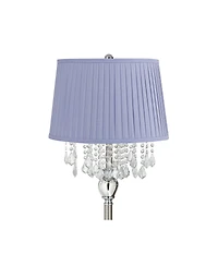 360 Lighting Crystals Traditional 60 1/2" Tall Standing Floor Lamp