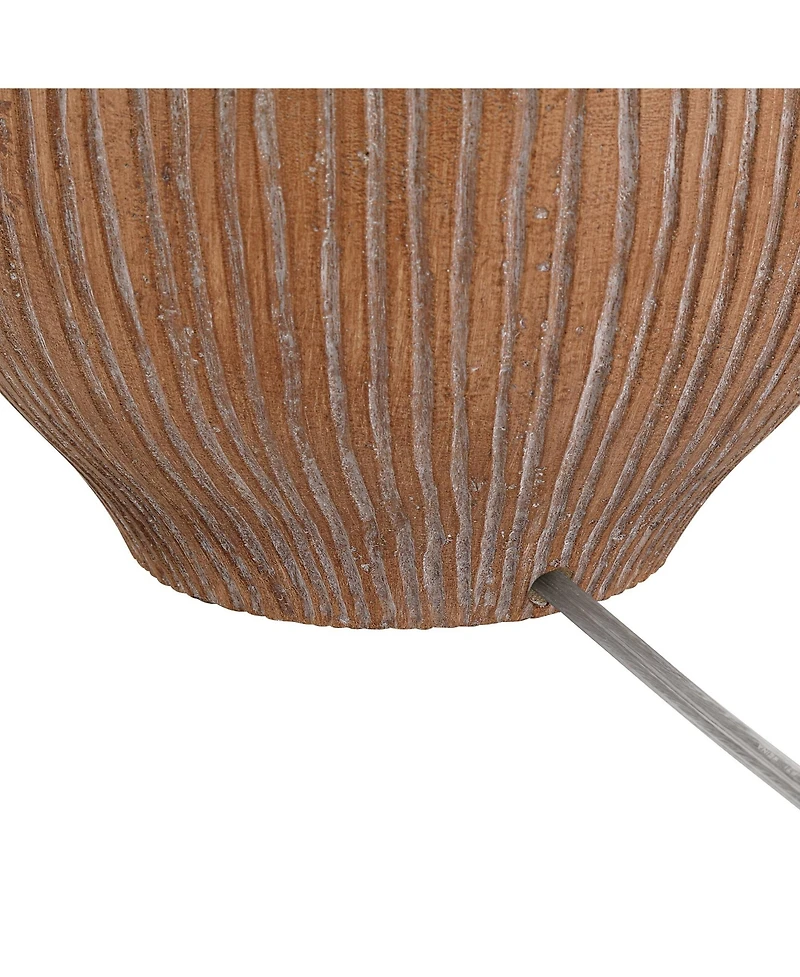 360 Lighting Corfu 24 1/2" High Almond Table Lamp Set of 2