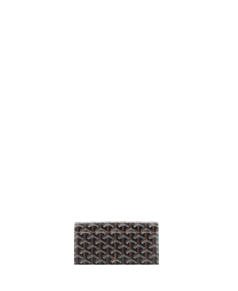 Pre-Owned Goyard Long Varenne Wallet Coated Canvas
