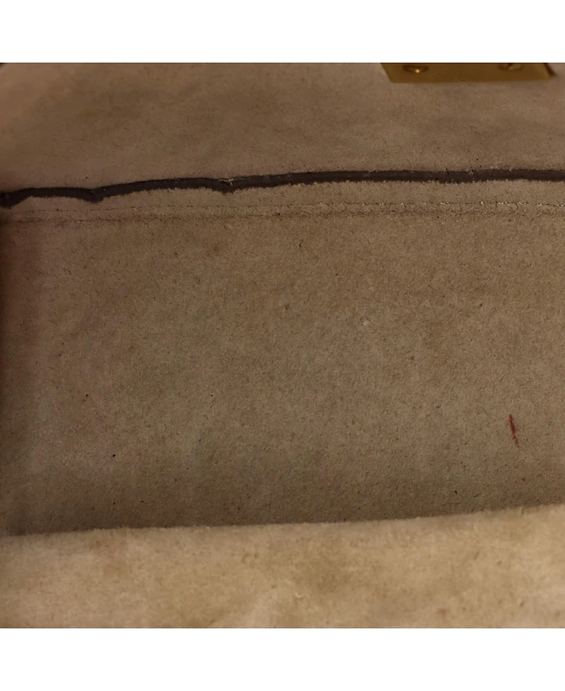 Pre-Owned Chloe Small Drew Patchwork Crossbody Bag Studded Leather and Suede