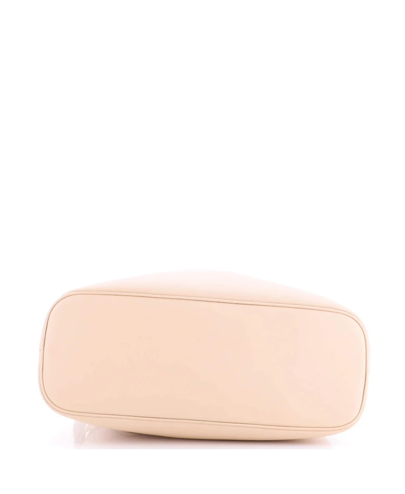 Pre-Owned Prada Medium Double Buckle Belt Tote Bag Leather