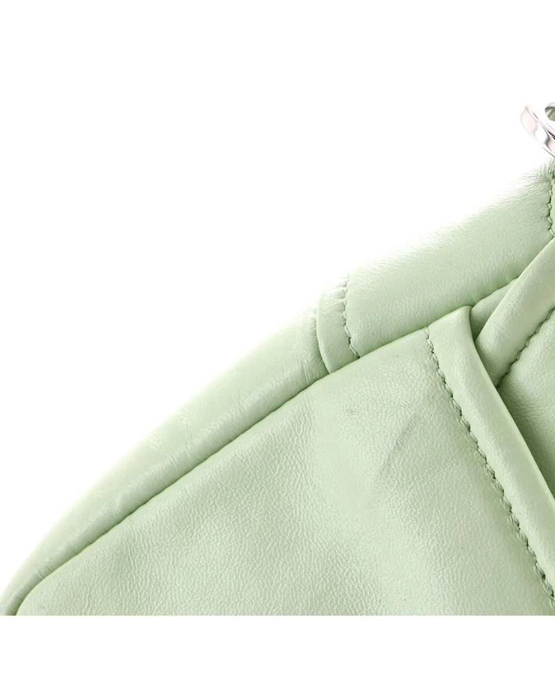 Pre-Owned Prada Small Padded Buckle Crossbody Bag Nappa Leather