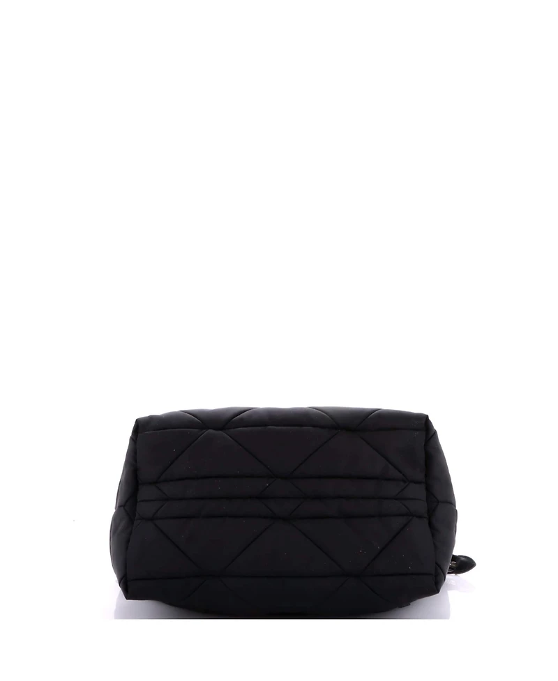 Pre-Owned Prada Small Padded Tote Bag Quilted Re-Nylon with Leather