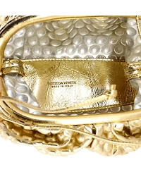 Pre-Owned Bottega Veneta Mini The Pouch Bubble Wrap Textured Leather