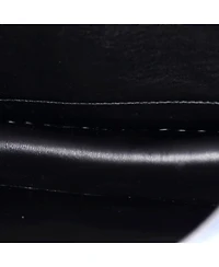 Pre-Owned Prada Small Cahier Crossbody Bag Embellished Denim and Leather