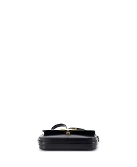 Pre-Owned Prada East West Embleme Triangle Logo Flap Bag Soft Calfskin