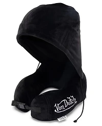 Von Dutch Eyeconic Hooded Ergonomic Memory Foam 5" Travel Neck Pillow