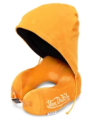 Von Dutch Eyeconic Hooded Ergonomic Memory Foam 5" Travel Neck Pillow