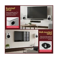 Pyle 6.5” Bookshelf Speakers