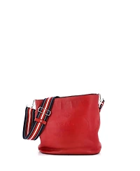 Pre-Owned Prada Small Logo Bucket Messenger Bag Vitello Phenix