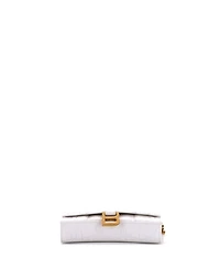 Pre-Owned Balenciaga Hourglass Chain Wallet Embossed Leather