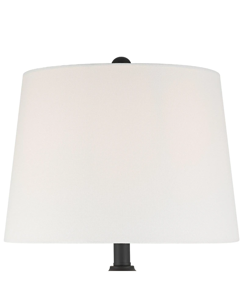 360 Lighting Theo 27 1/4" High Metal Column Table Lamp