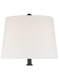 360 Lighting Theo 27 1/4" High Metal Column Table Lamp