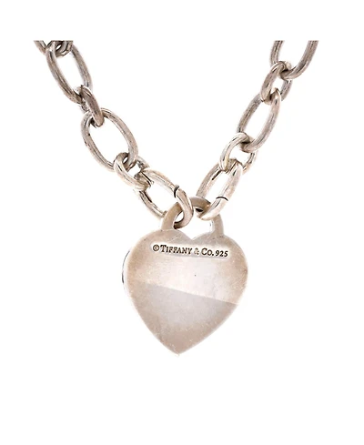 Pre-Owned Tiffany & Co Return To Tiffany Heart Tag Choker Necklace