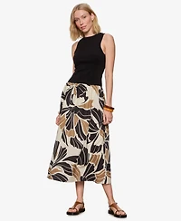 Sanctuary Women's Sleeveless Crewneck Midi Dress