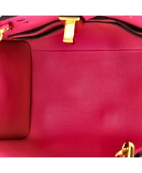 Pre-Owned Salvatore Ferragamo Small Studio Top Handle Box Bag Leather