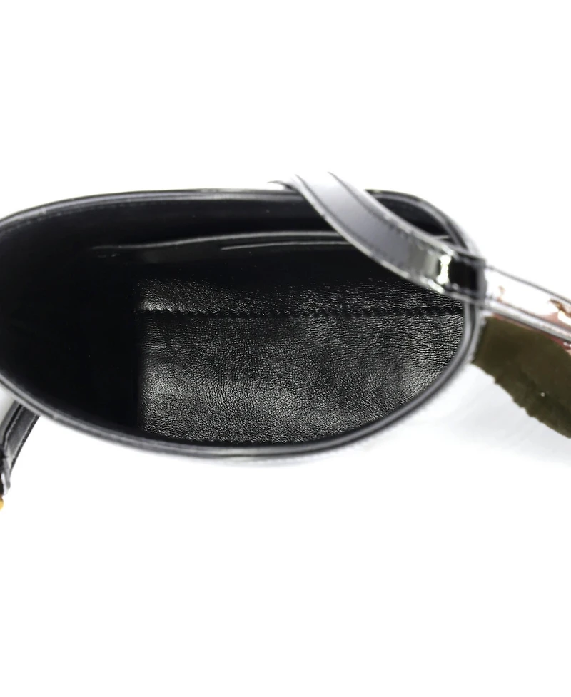 Pre-Owned Saint Laurent Mini Rendez-Vous Shoulder Bag Patent