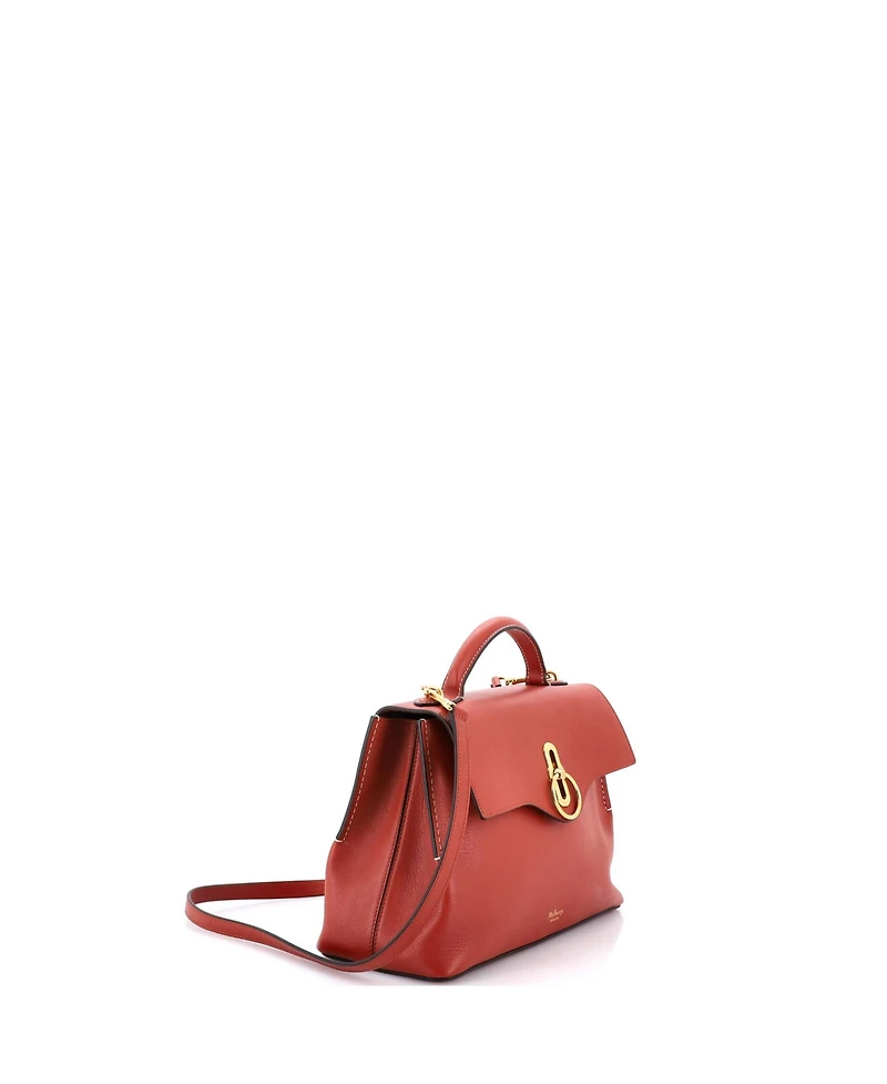 Pre-Owned Mulberry Small Seaton Top Handle Bag Leather