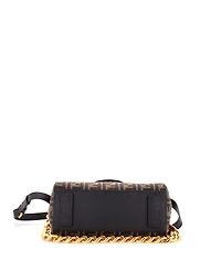 Pre-Owned Versace Medium x Fendi Fendace La Medusa Top Handle Bag Zucca Canvas and Leather