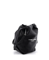 Pre-Owned Saint Laurent Large Teddy Bucket Bag Leather