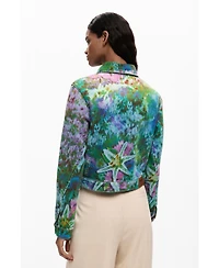Desigual Women's Denim jacket wild garden