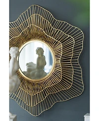 Busdays D27x2.4" Metal Mirror, Wall Mounted Mirror Home Decor for Bathroom Living Room