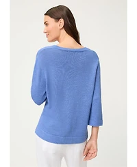Olsen Women's Solid V-Neck Sweater