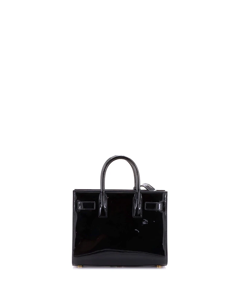 Pre-Owned Saint Laurent Nano Sac de Jour Bag Patent