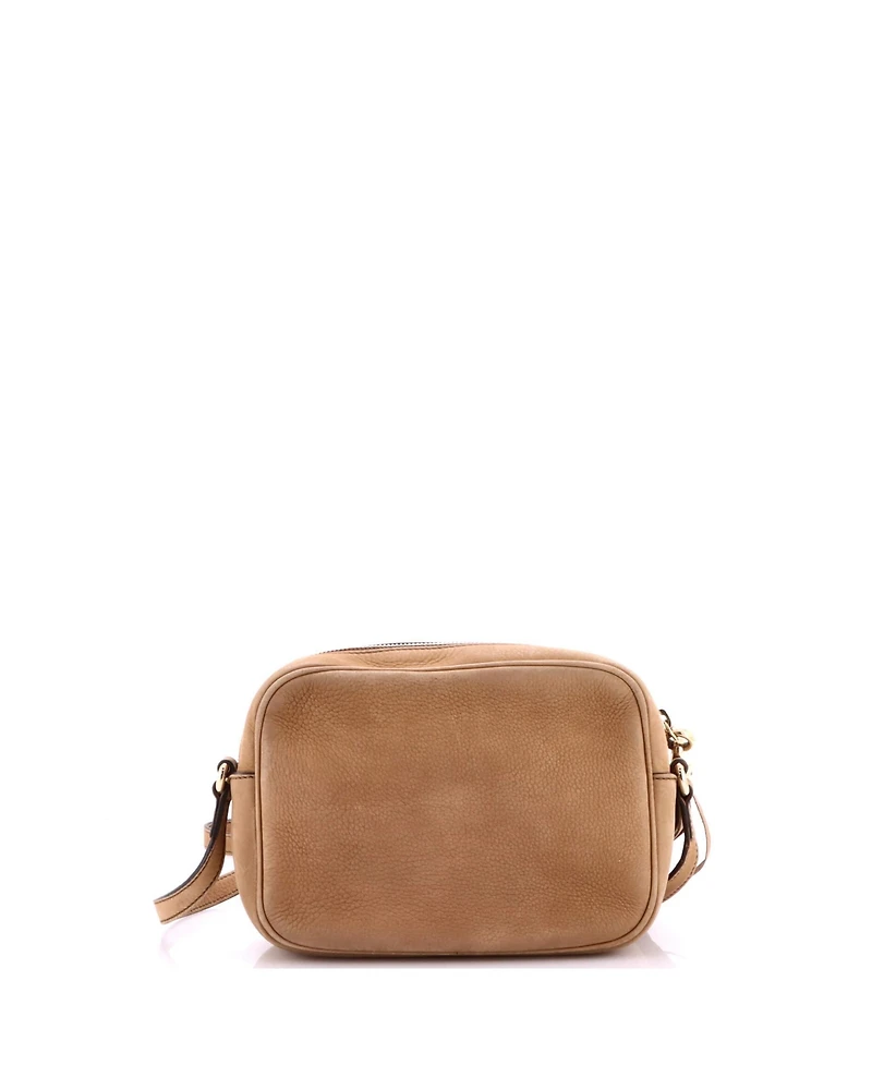 Pre-Owned Gucci Small Soho Disco Crossbody Bag Nubuck