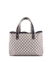 Pre-Owned Gucci Medium Web Loop Tote Gg Coated Canvas