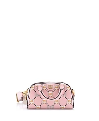 Pre-Owned Gucci Mini Ophidia Convertible Boston Top Handle Bag Kawaii Printed Leather