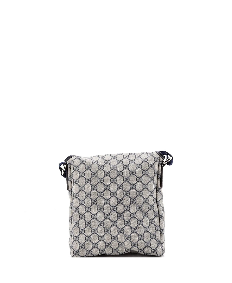 Pre-Owned Gucci Small Flap Messenger Gg Coated Canvas