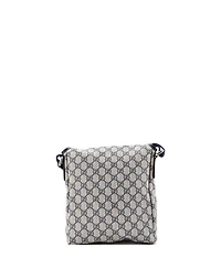 Pre-Owned Gucci Small Flap Messenger Gg Coated Canvas