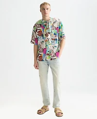 Scotch & Soda Men's Regular-Fit Printed Shirt