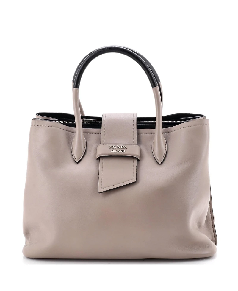 Pre-Owned Prada Medium Ribbon Tote City Calfskin