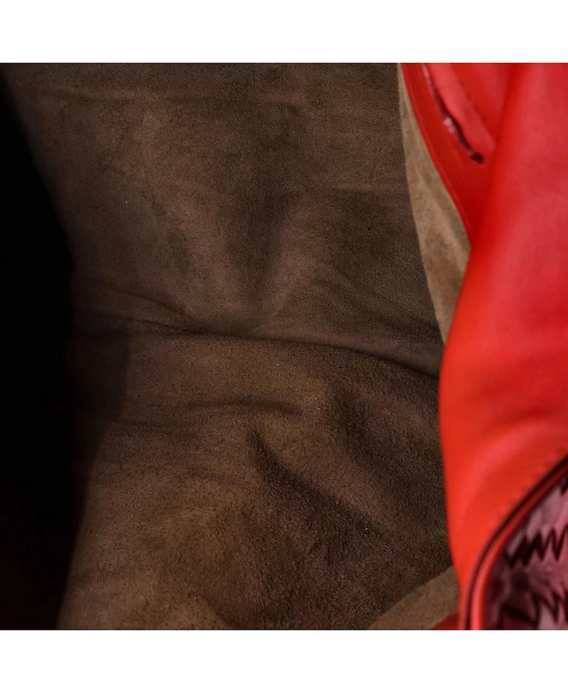 Pre-Owned Bottega Veneta Medium Double Chain Tote Intrecciato Nappa