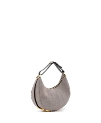 Pre-Owned Fendi Small Fendigraphy Bag Houndstooth Wool