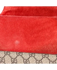 Pre-Owned Gucci Mini Dionysus Bag Gg Coated Canvas