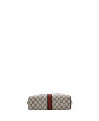 Pre-Owned Gucci Small Ophidia Shoulder Bag Gg Coated Canvas