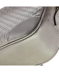 Pre-Owned Gucci Mini Bree Disco Crossbody Bag Microguccissima Leather