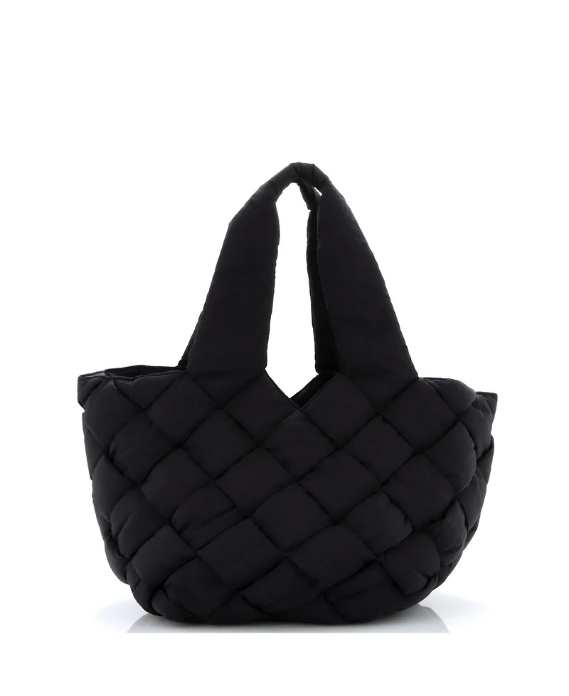 Pre-Owned Bottega Veneta Cassette Paper Tote Intrecciato Nylon